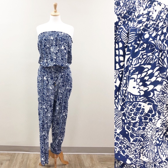 Lilly Pulitzer for Target Other - Lilly Pulitzer Strapless Upstream  Romper